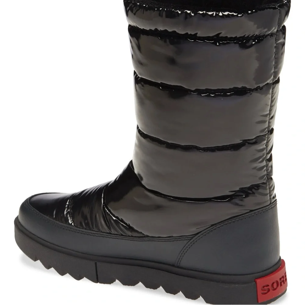 Sorel Snow Boots Paten Leather Fancy NEW